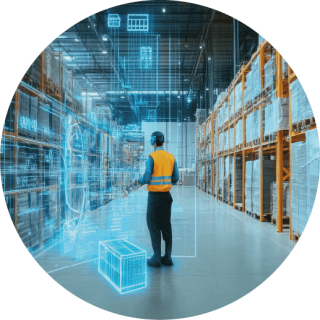 Visuel rond service logistique Visuel rond service logistique